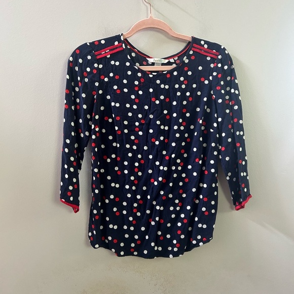 Boden polka dot blouse 2 - Picture 1 of 4